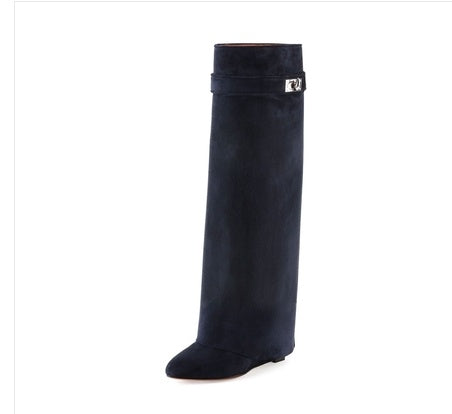 Knee-length Catwalk Fashion Boots Plus Size