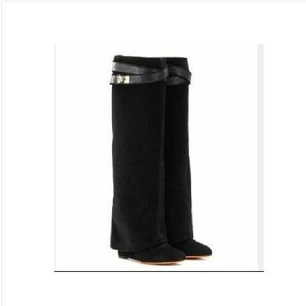 Knee-length Catwalk Fashion Boots Plus Size