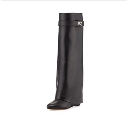 Knee-length Catwalk Fashion Boots Plus Size