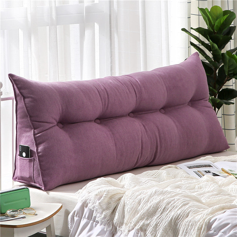 Triangle back bay window long pillow sofa cushion