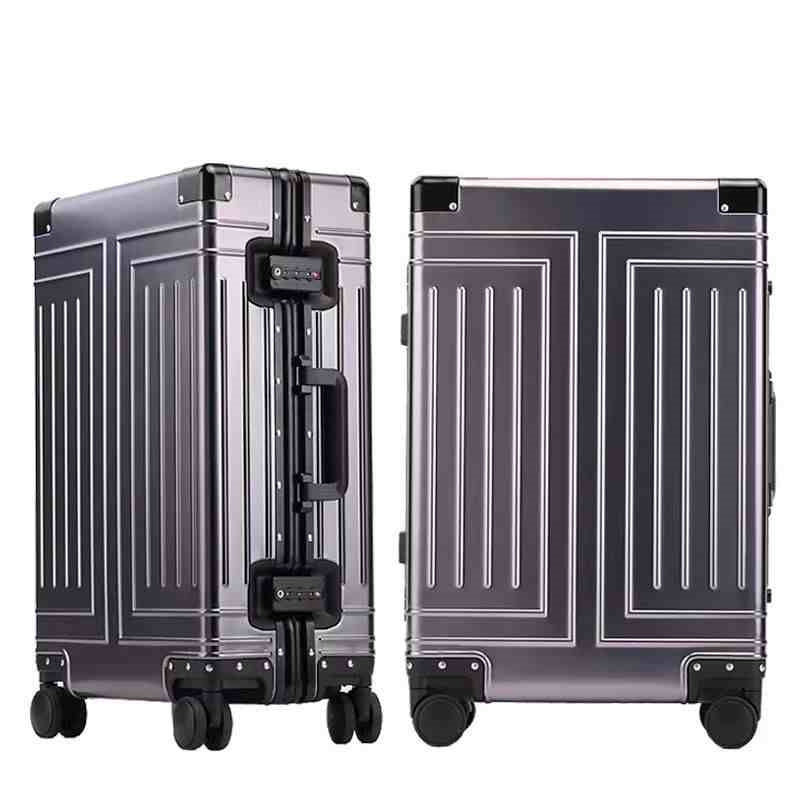 High End All Aluminum Magnesium Alloy Pull Rod Universal Wheel Luggage Compartment