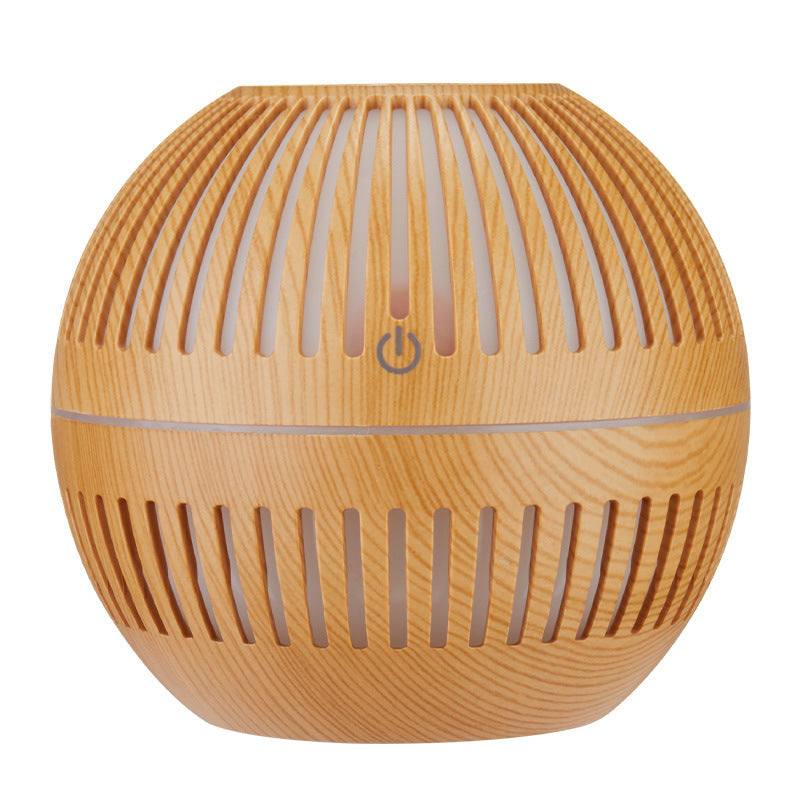 Hollow wood grain aromatherapy humidifier