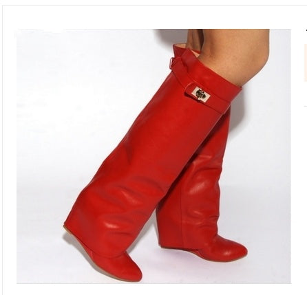 Knee-length Catwalk Fashion Boots Plus Size