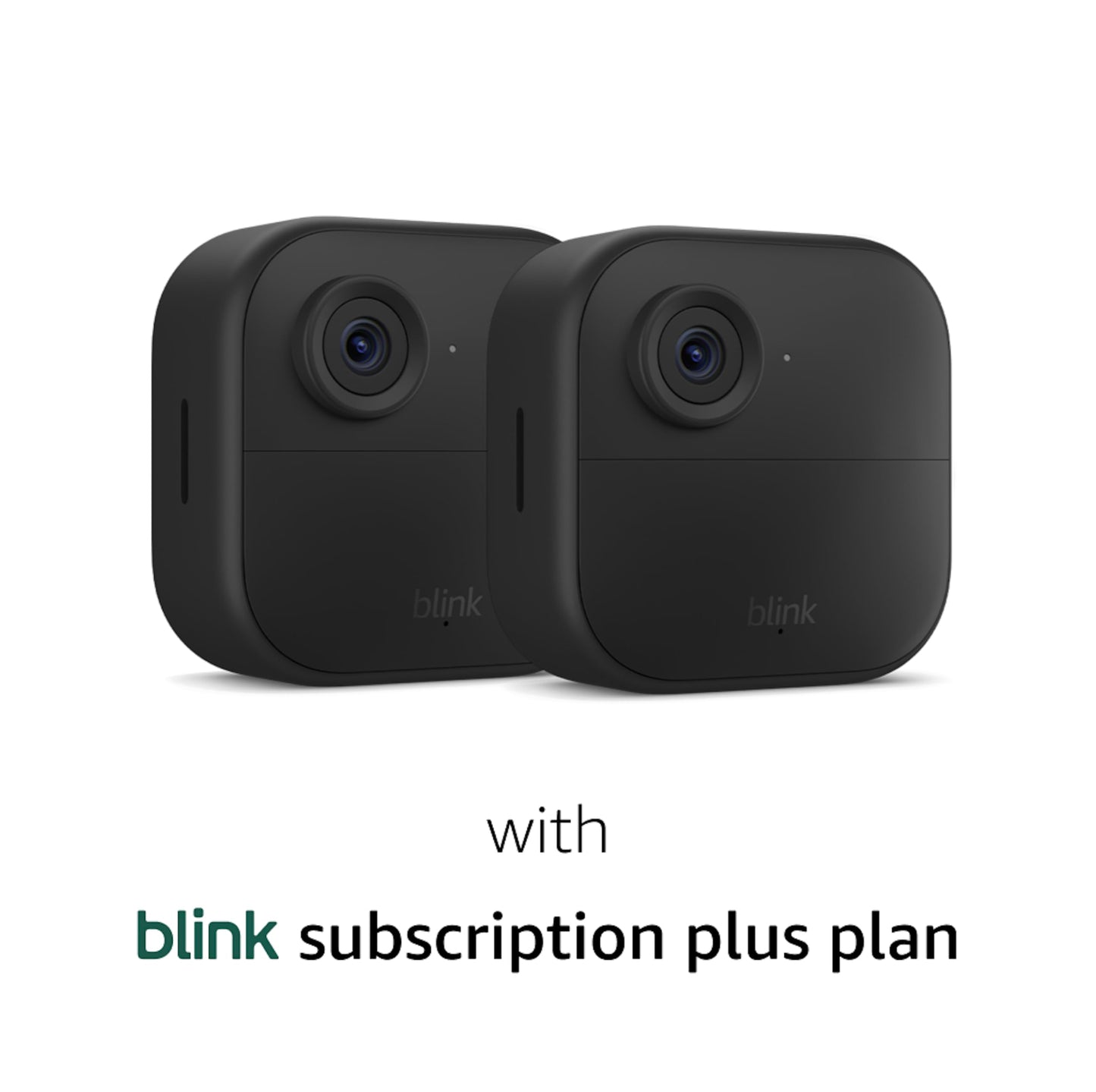 Blink Outdoor 4 (newest model), Wire-free smart security camera, two-year battery life, two-way audio, HD live view, enhanced motion detection, Works with Alexa – 5 camera system