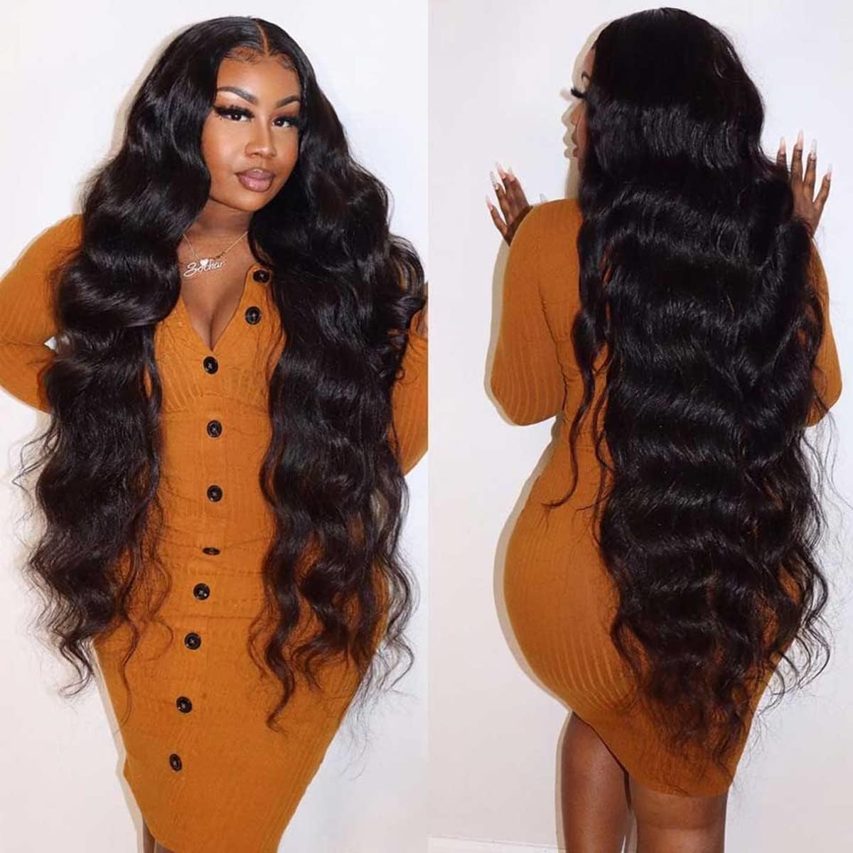 28 Inch Wear and Go Glueless Wigs Human Hair Pre Plucked Pre Cut for Beginners 5x5 HD Lace Closure Wigs Human Hair 180% Density Body Wave Lace Front Wigs No Glue Pre Cut 3 Seconds to Wear Glueless Wig