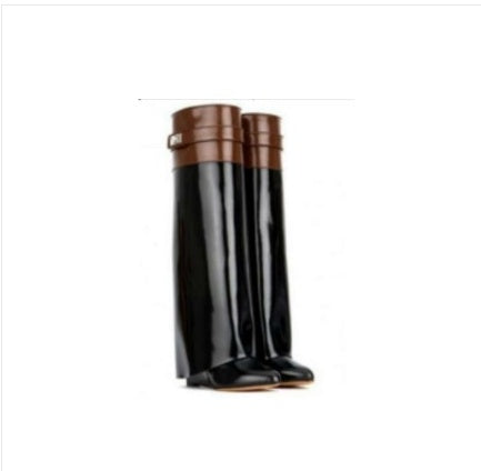 Knee-length Catwalk Fashion Boots Plus Size