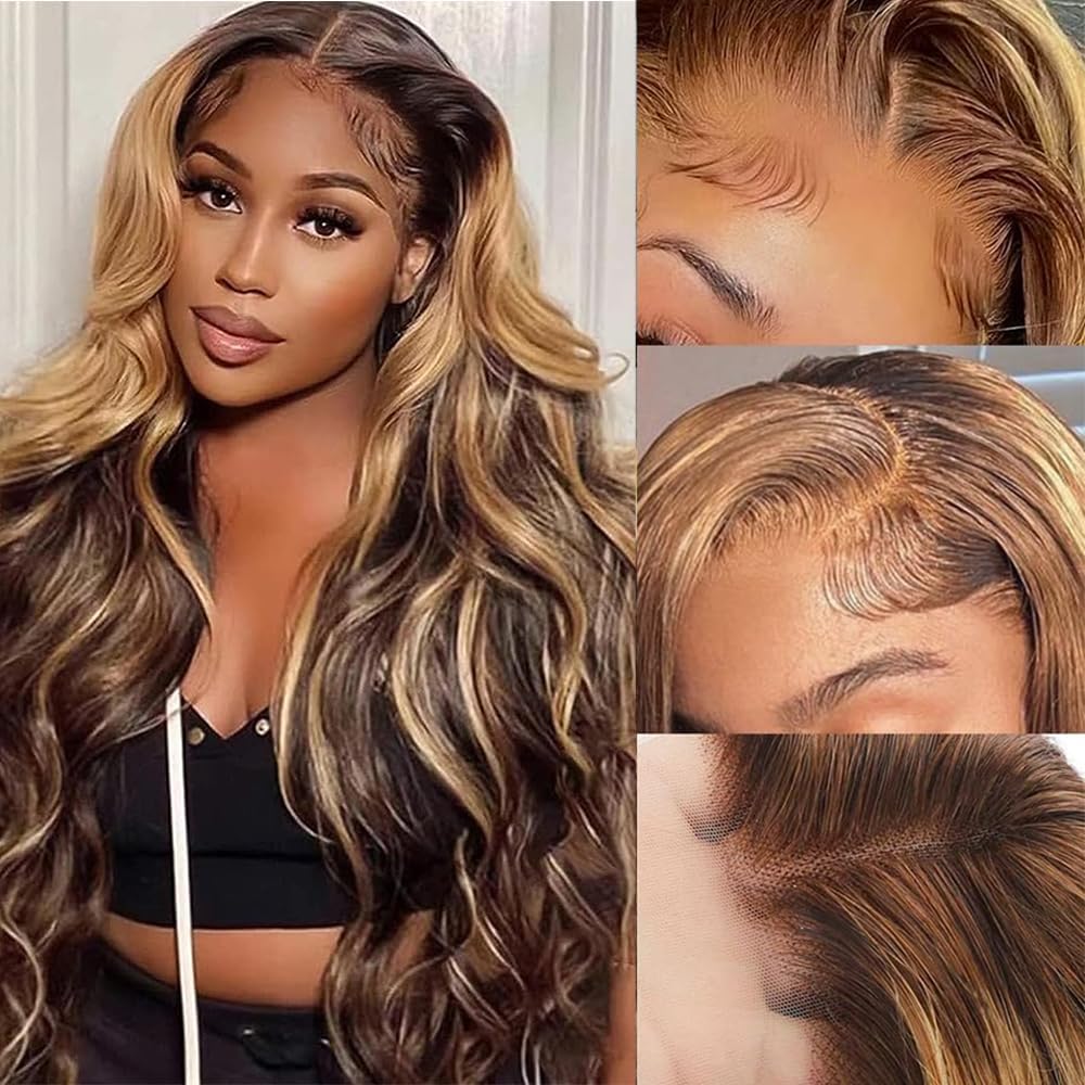 28 Inch Wear and Go Glueless Wigs Human Hair Pre Plucked Pre Cut for Beginners 5x5 HD Lace Closure Wigs Human Hair 180% Density Body Wave Lace Front Wigs No Glue Pre Cut 3 Seconds to Wear Glueless Wig