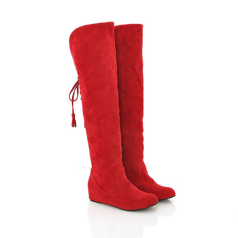 Over-the-knee boots plus size warm snow boots