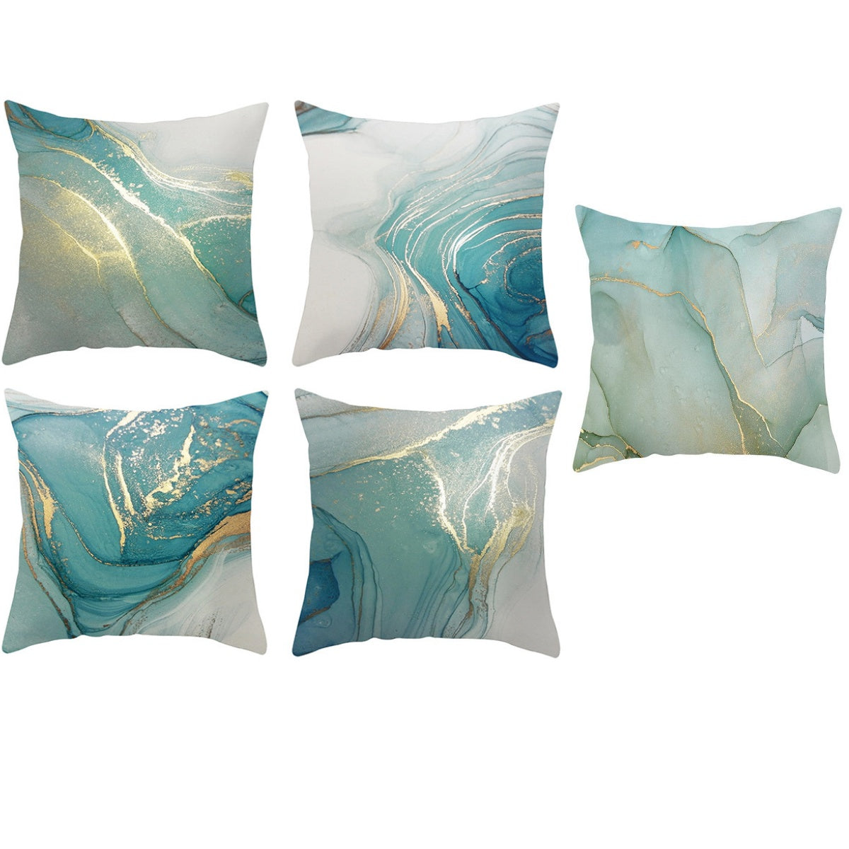 Artist Residence Office Ink Pattern Abstract Decorative Pillow Cover